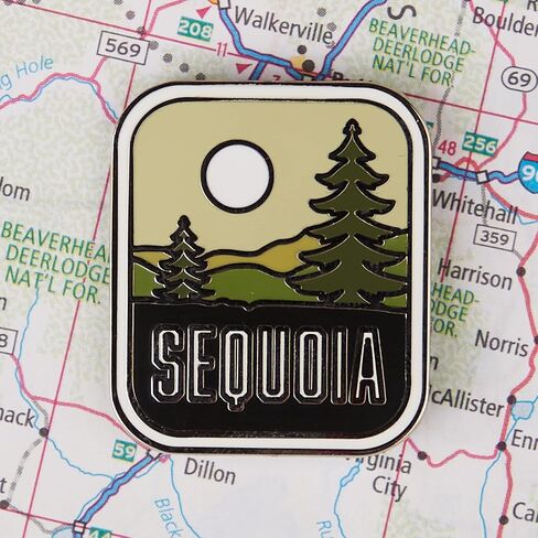 Vagabond Heart Sequoia National Park Enamel Pin - Sequoia Souvenir - Sequoia Pin in Saudi Arabia