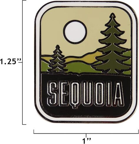 Vagabond Heart Sequoia National Park Enamel Pin - Sequoia Souvenir - Sequoia Pin in Saudi Arabia