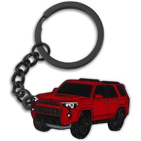 glahorse For 4Runner Keychain，For 4Runner Accessories 2015-2022 Toy Truck，Metal Keychain