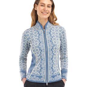 Dale of Norway Women's 100% Skinsoft Merino Wool Feminine Christiania Cardigan Sweater in Kuwait
