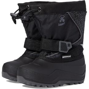 Kamik Snowfall P (Toddler/Little Kid/Big Kid) Black/Charcoal 13 Little Kid M in Saudi Arabia