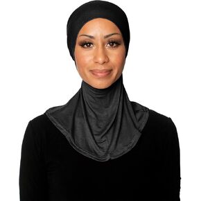 TheHijabStore.com Women's Ninja Hijab Under Scarf with Comfortable Elastic Neck Full Instant Coverage Bonnet Caps in Saudi Arabia