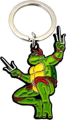 Zen Monkey Studios' Leaping Raphael: Official Enamel Keychain in Saudi Arabia