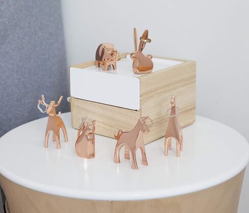 Umbra 299118-880 Anigram Bunny Ring Holder for Jewelry, Copper in Saudi Arabia