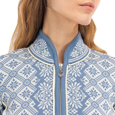 Dale of Norway Women's 100% Skinsoft Merino Wool Feminine Christiania Cardigan Sweater in Kuwait