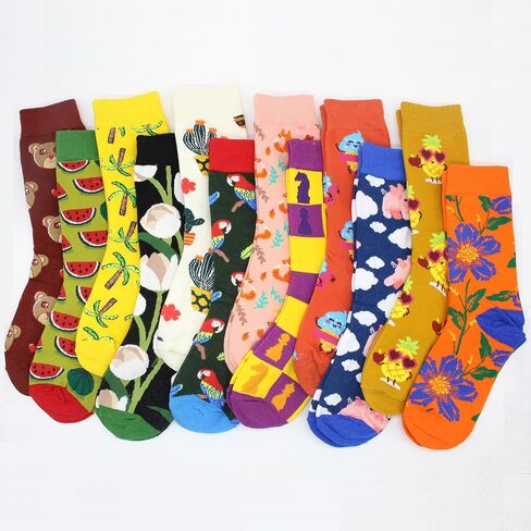 GLCMXMART Fun Socks for Women, Novelty Funny Crazy Cool funky Socks, Food Animal Cute Gifts for Women Girl in Kuwait