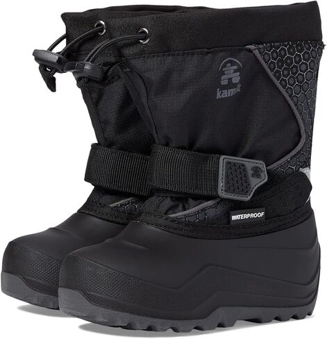 Kamik Snowfall P (طفل صغير/طفل صغير/طفل كبير) أسود/فحمي 13 طفل صغير M in Saudi Arabia