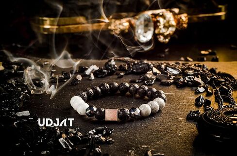 [Udjat] Howlite Bracelet for Women, healing bracelets for women, Lava Rock Bracelet, Hematite Bracelet, Map Jasper Bracelet, Stretch Bracelets For Women, Beauty Bracelet, Copper Bracelet For Men, mens bracelets beads, Happy Mood Bracelet, Feng Shui Bracel in Saudi Arabia