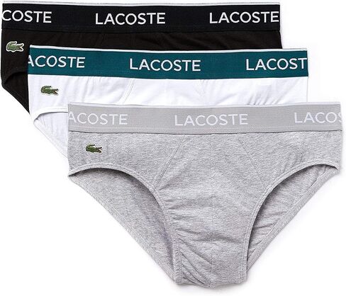ملخصات كاجوال كلاسيكية للرجال من Lacoste مكونة من 3 قطع قطنية مطاطة in Saudi Arabia