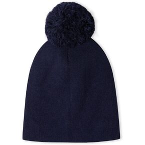Stellou & friends 100% Cotton Beanie Hat with Fleece Lining with Pom Pom for Toddler Kids Girls and Boys 1-3 Years Old in Saudi Arabia