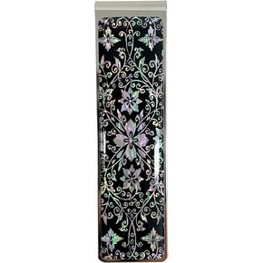 Mother of Pearl Money Clip Wallet Credit Card Slim Bussiness Card Stainless Steel Holder Noble Gift Collection in Kuwait