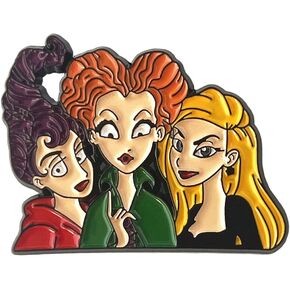 دبوس رعب هوكوس بوكس للهالوين، دبابيس معدنية كرتونية انيمي للبنات والنساء والرجال، زنك، بدون احجار كريمة, الزنك, بدون أحجار كريمة in Kuwait