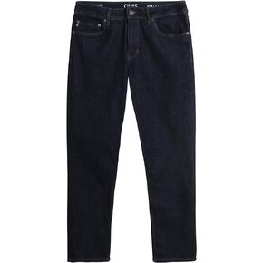 جينز رجالي من Chaps - جينز بأرجل مستقيمة بقصة عادية - جينز مريح من الدنيم المطاطي للرجال in Kuwait