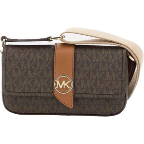 Michael Kors Greenwich Extra Small East/West Sling Crossbody Brown/Acorn One Size in Saudi Arabia