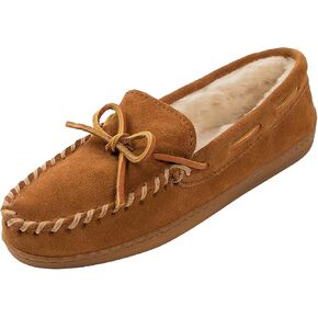 شبشب بدون كعب نسائي من Minnetonka ذو نعل صلب ومبطن بالوبر in Kuwait