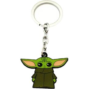 DreamWater Anime Cosplay Metal Star War Mandaloria Yod Baby سلاسل المفاتيح هدايا للفتيات والرجال والنساء in Kuwait