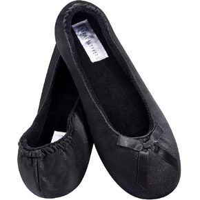 Women's Bridal Satin Slippers Comfortable Dancing Shoes for Bride