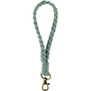 Lusofie Boho Wrist Keychain Tassel Wristlet Keychain Keyring Holder Key Wrist Lanyard for Women