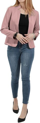 utcoco Womens Casual Business Blazers Open Front Long Sleeve Slim Work Office Blazer Jackets in Kuwait