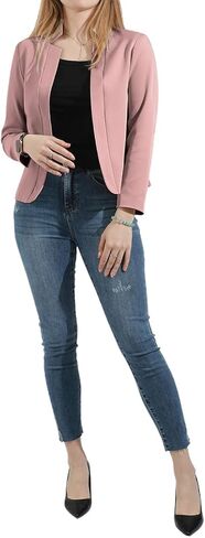 utcoco Womens Casual Business Blazers Open Front Long Sleeve Slim Work Office Blazer Jackets in Kuwait
