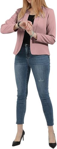 utcoco Womens Casual Business Blazers Open Front Long Sleeve Slim Work Office Blazer Jackets in Kuwait