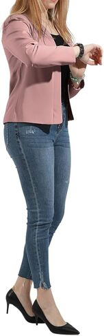 utcoco Womens Casual Business Blazers Open Front Long Sleeve Slim Work Office Blazer Jackets in Kuwait