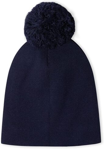 Stellou & friends 100% Cotton Beanie Hat with Fleece Lining with Pom Pom for Toddler Kids Girls and Boys 1-3 Years Old in Saudi Arabia