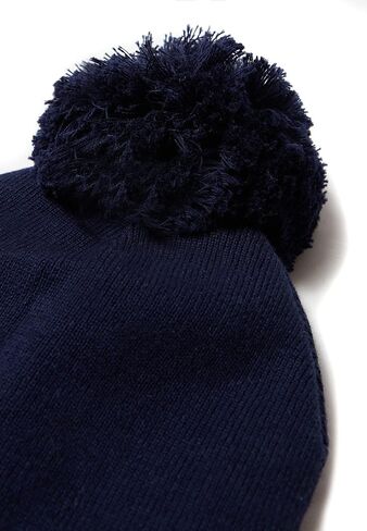 Stellou & friends 100% Cotton Beanie Hat with Fleece Lining with Pom Pom for Toddler Kids Girls and Boys 1-3 Years Old in Saudi Arabia