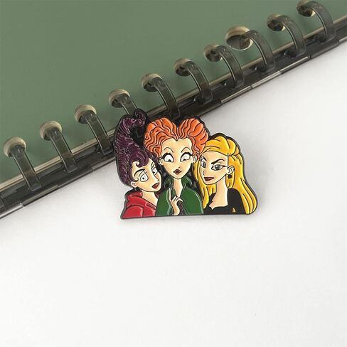 دبوس رعب هوكوس بوكس للهالوين، دبابيس معدنية كرتونية انيمي للبنات والنساء والرجال، زنك، بدون احجار كريمة, الزنك, بدون أحجار كريمة in Kuwait