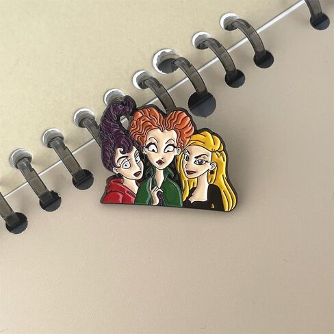 دبوس رعب هوكوس بوكس للهالوين، دبابيس معدنية كرتونية انيمي للبنات والنساء والرجال، زنك، بدون احجار كريمة, الزنك, بدون أحجار كريمة in Kuwait