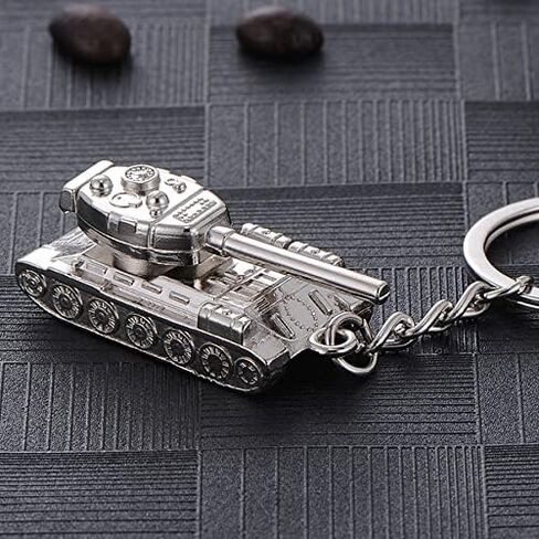 ARFUKA Keychain Tank Model Pendant Keyring Metal Key Ring Charm Jewellery Christmas Birthday Gift Keychains Key Chain Key Ring Holder for Men and Women in Saudi Arabia