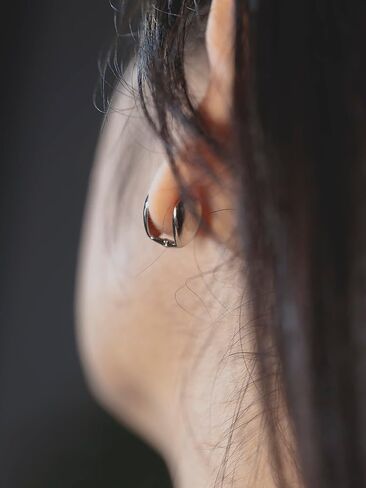 مجموعة قلادة وأقراط على شكل قلب من N9NEMUSES للنساء، قلادة على شكل قلب من الفضة الإسترلينية S925 ومشبك على الأقراط، مجوهرات قلب لطيفة ورائعة للفتيات in Kuwait