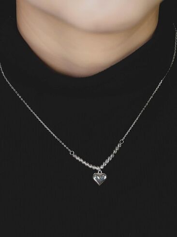 مجموعة قلادة وأقراط على شكل قلب من N9NEMUSES للنساء، قلادة على شكل قلب من الفضة الإسترلينية S925 ومشبك على الأقراط، مجوهرات قلب لطيفة ورائعة للفتيات in Kuwait