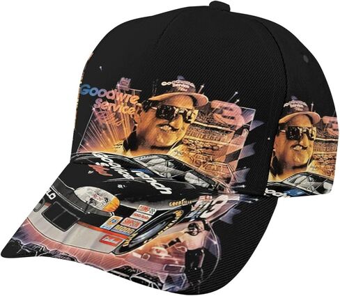 BKPYfgeY Dale Cool Car Earnhardt قبعة بيسبول Casquette للجنسين البالغين مريحة للأب قبعة هيب هوب قابلة للتعديل للسيدات البالغات باللون الأسود، مقاس واحد in Kuwait