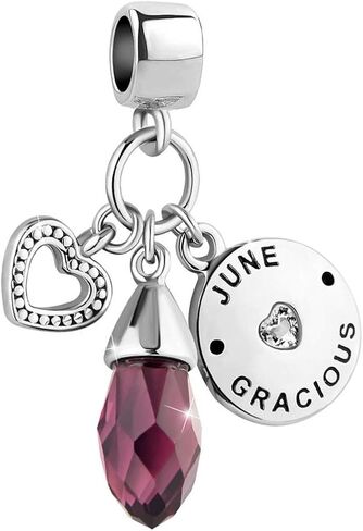 سحر عيد ميلاد سعيد TGLS متلألئ من يناير إلى ديسمبر 12 شهرًا متوافق مع أساور وقلائد باندورا تشارمز in Kuwait