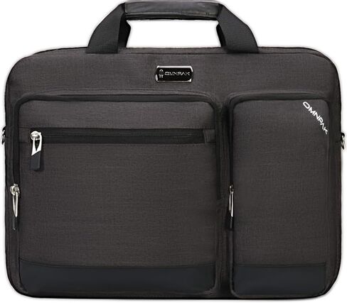 حقيبة كمبيوتر محمول Omnpak مقاس 15.6 بوصة، حقيبة أعمال مع قفل مجمع، حقيبة مستندات كاتب العدل طاردة للماء للرجال والنساء - تناسب كمبيوتر/كمبيوتر محمول/كمبيوتر لوحي مقاس 15.6 بوصة in Kuwait