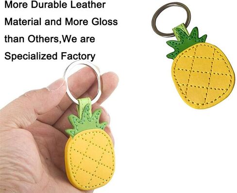 Gydthdeix جلد الأناناس حلقة حقيبة سحر سيارة الهاتف الخليوي ديكور هدية حلية للنساء in Kuwait