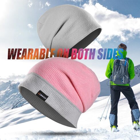 قبعات شتوية حرارية دافئة من WTACTFUL للتزلج على الجليد في الهواء الطلق للرجال والنساء in Kuwait