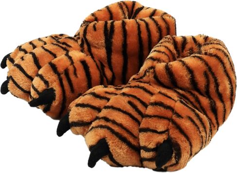 Women Plush Animal Paw Slippers Funny Novelty Bear Claw Slippers | Cozy Furry Warm Memory Foam Slippers Gifts for Halloween Christmas in Saudi Arabia