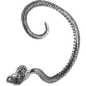 HZMAN Stainless Steel Ear Cuff Earrings for Women Piercing Men Stud Dragon Punk Wrap