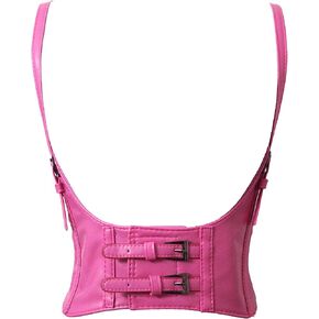 Alivila.Y Fashion Womens Faux Leather Steampunk Sexy Underbust Waist Belt Corset