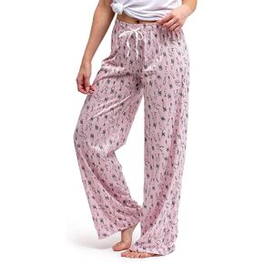 Hello Mello Signature Lounge Pants Womens Soft Pajama Bottoms Elastic Waistband Drawstring Tie in Saudi Arabia