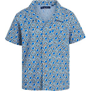 Ben Sherman Boys' Linen Shirt - Casual Short Sleeve Button Down Collared Shirt (Size: 8-18)