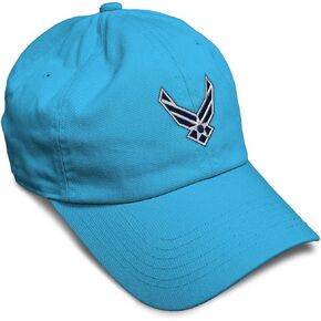 Speedy Pros Soft Baseball Cap Air Force Emblem Embroidery Insignias Cotton Dad Hats for Men & Women