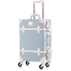 حقيبة حمل كلاسيكية من Unitravel مقاس 20 بوصة من جلد البولي يوريثان بتصميم كلاسيكي (أزرق فاتح) in Kuwait