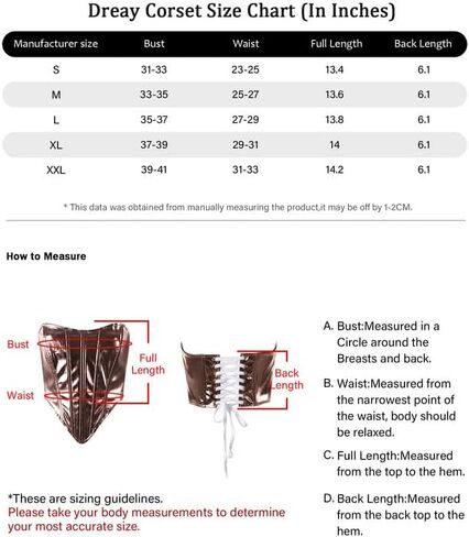 Dreay Corset Tops for Women Metallic Leather Corset Top Y2K Sexy Strapless Bustier Bodyshaper in Kuwait