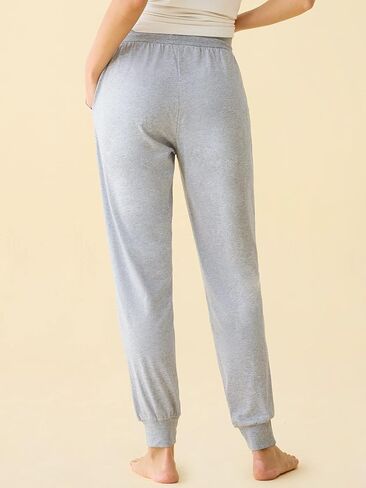 Latuza Women's Cotton Pajama Joggers Knit Lounge Pants in Kuwait