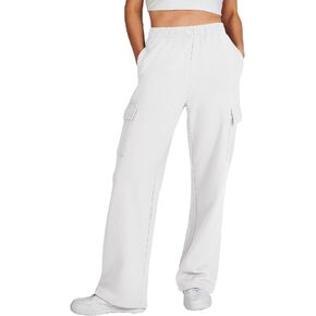ANRABESS Womens Cargo Sweatpants Casual Baggy Fleece High Waisted Athletic Lounge Pants