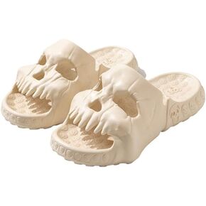 صنادل Hello Slippers على شكل جمجمة، شباشب سحابية من مادة EVA فائقة النعومة وصديقة للبيئة للنساء والرجال في الداخل والخارج in Kuwait