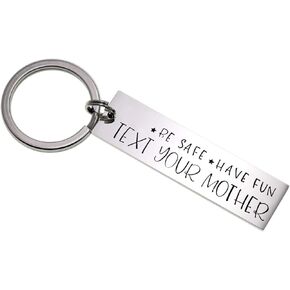 Queyuen تكون آمنة المتعة النص أمك سائق المفاتيح في سن المراهقة هدية عيد ميلاد ابنة الابن المفاتيح هدية تخزين ستوفير in Kuwait